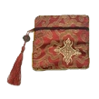 Solid-color silk fabric hand-held gift packaging bags have a smooth texture, are environmentally friendly and reusable Item Picture