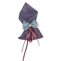 Christmas-themed cotton bag, cotton and linen material, cotton rope drawstring storage packaging bag Item Picture