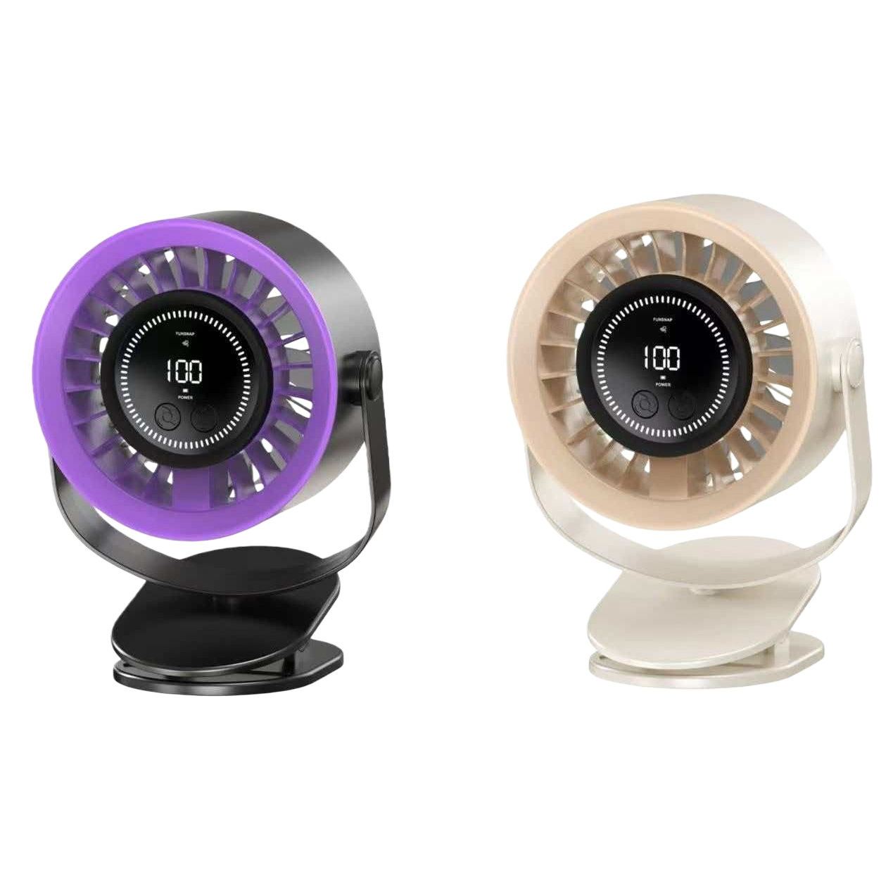 Simple and elegant desktop dual-purpose small fan, a summer cooling wonder Item Picture