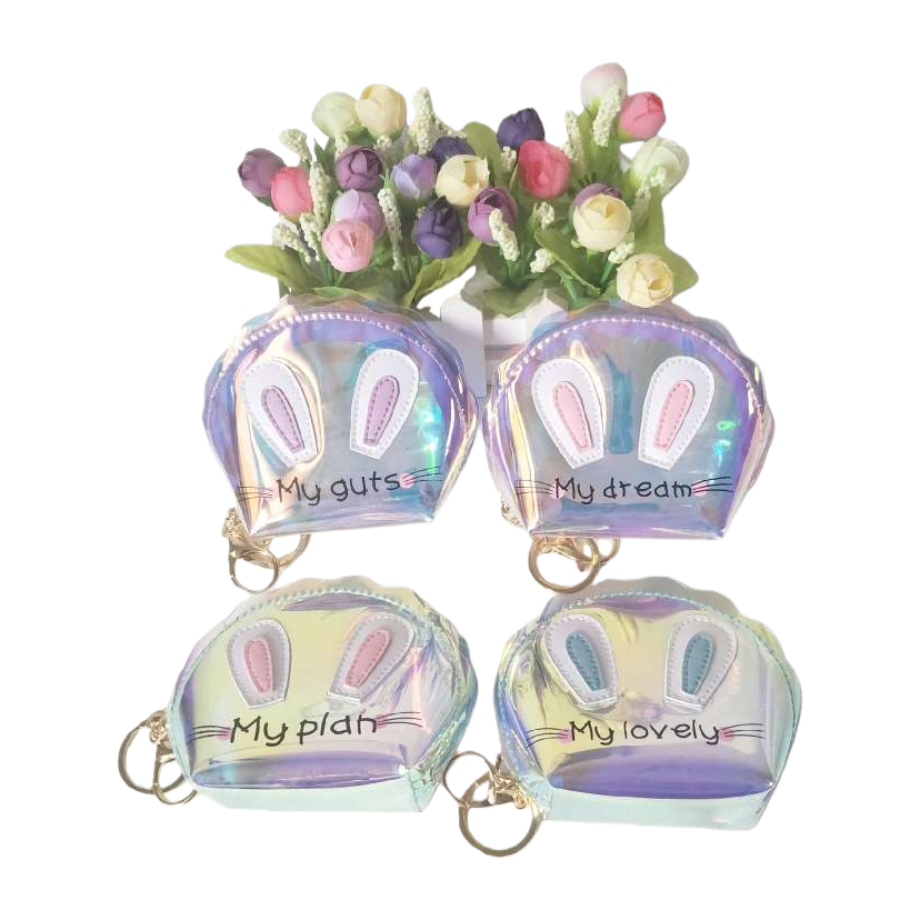 أطفال أرنب قوس قزح بعلب كرتونية بدون محفظة سيليكا Item Picture