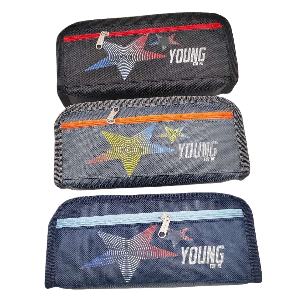 尚飞学生双肩包黑色灰色深蓝色星形文具盒拼图网纱袋YOUNG FOR ME Item Picture