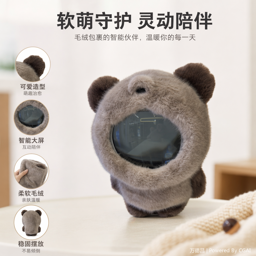 毛绒AI智能玩具可联网