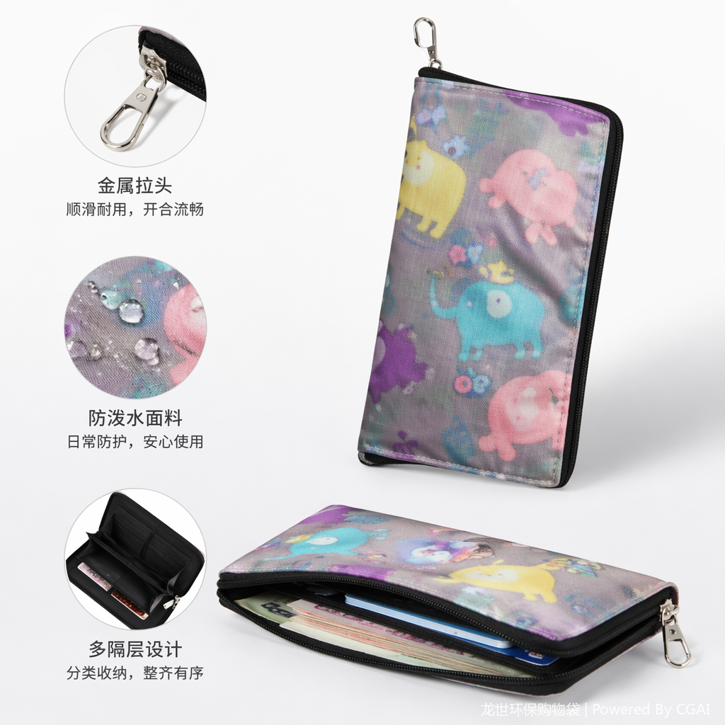 Thickened plastic underwear special packaging bag, hand-held folding clothing shopping bag