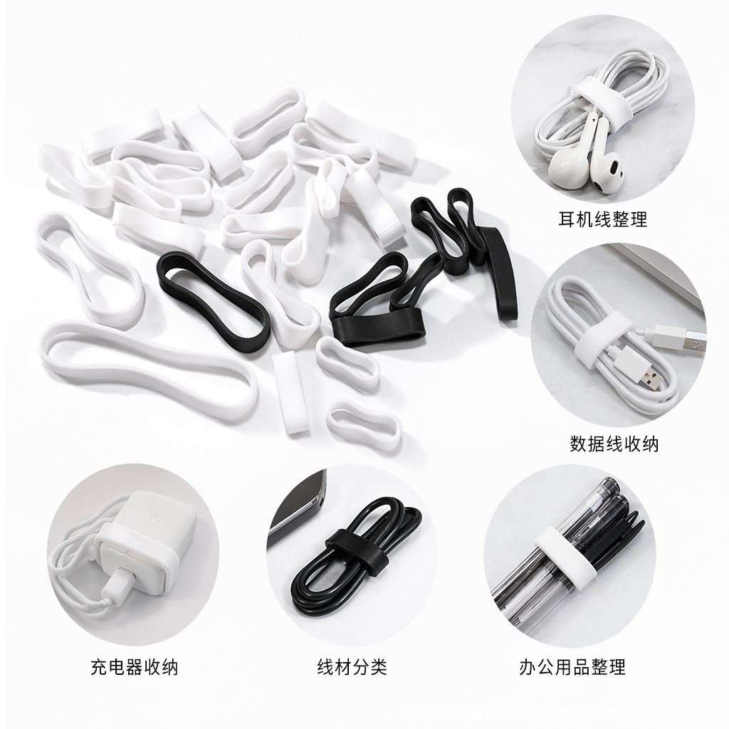 厂家直销高温环保白色黑色透明牛皮筋橡皮管皮圈60g