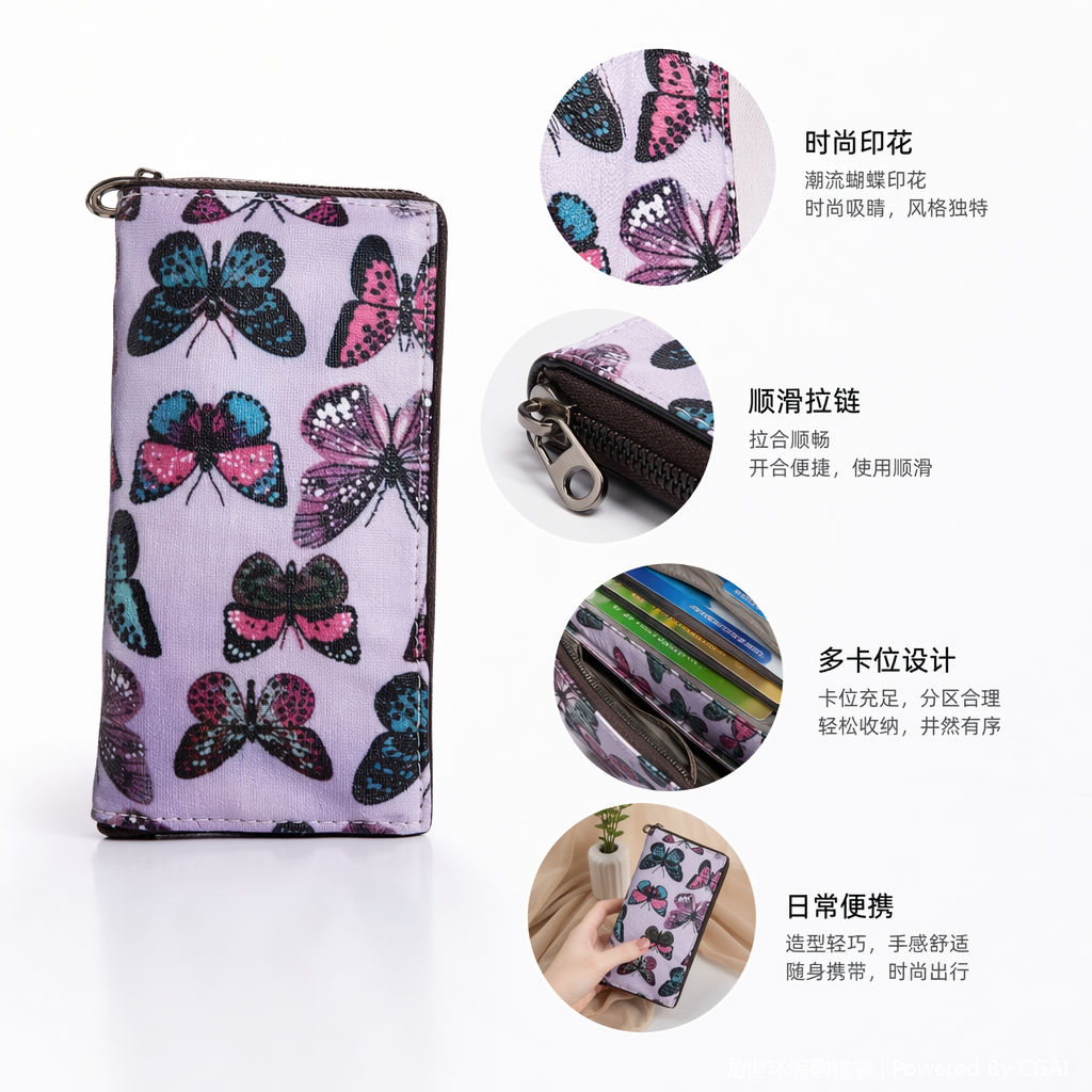 加厚防水塑料内裤服装专用手提折叠购物袋