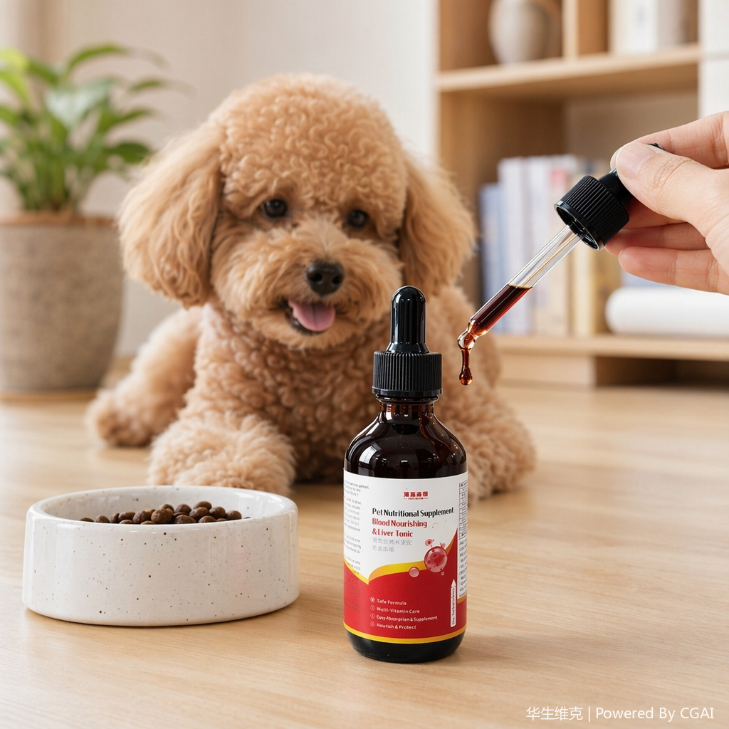 Pet Nourishing Liver Essence Oral Liquid, suitable for dogs and cats, nourishes blood and qi, and enhances immunity details Picture