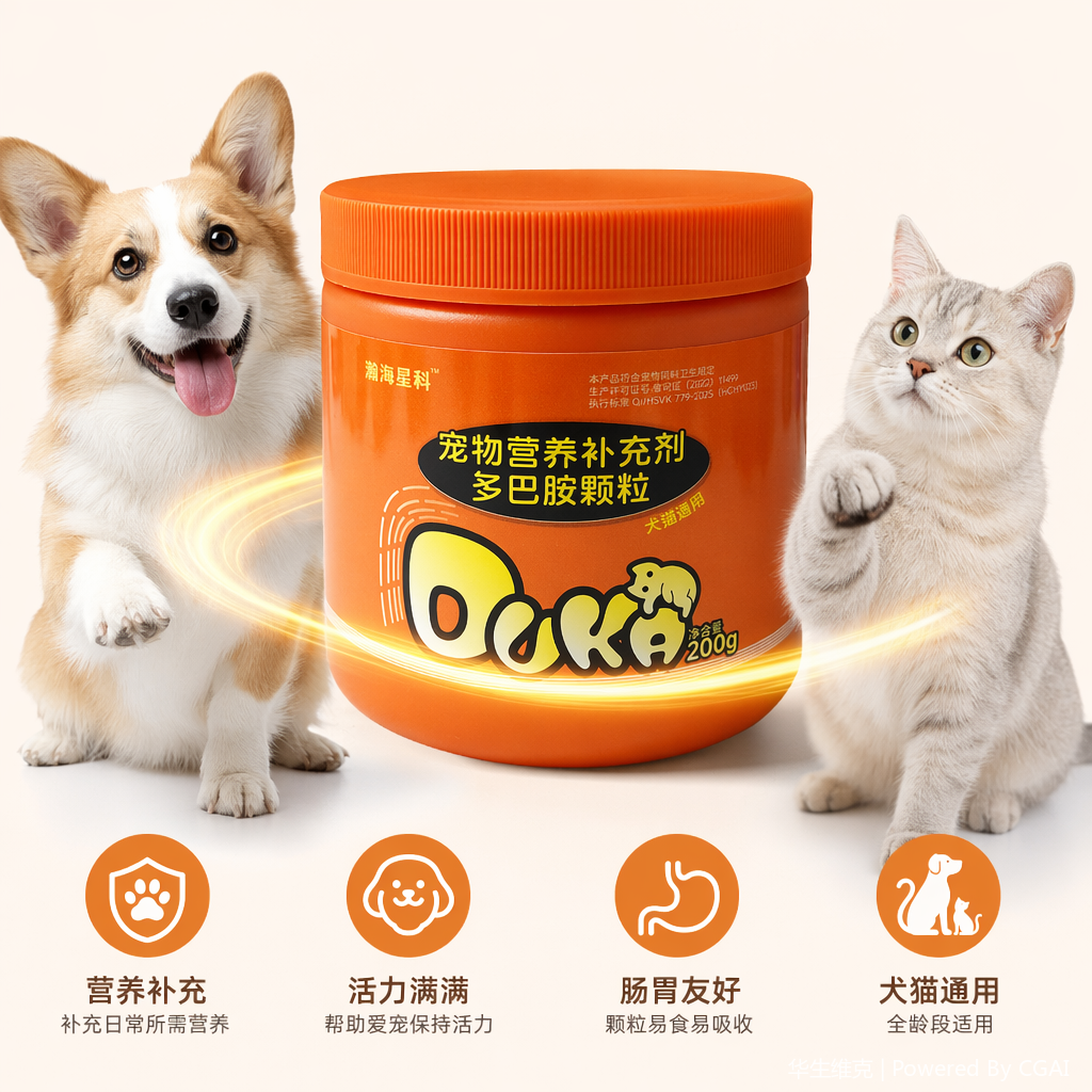 犬猫多巴胺软咀嚼颗粒宠物营养补充剂颗粒 提高免疫强化骨骼改善视力图