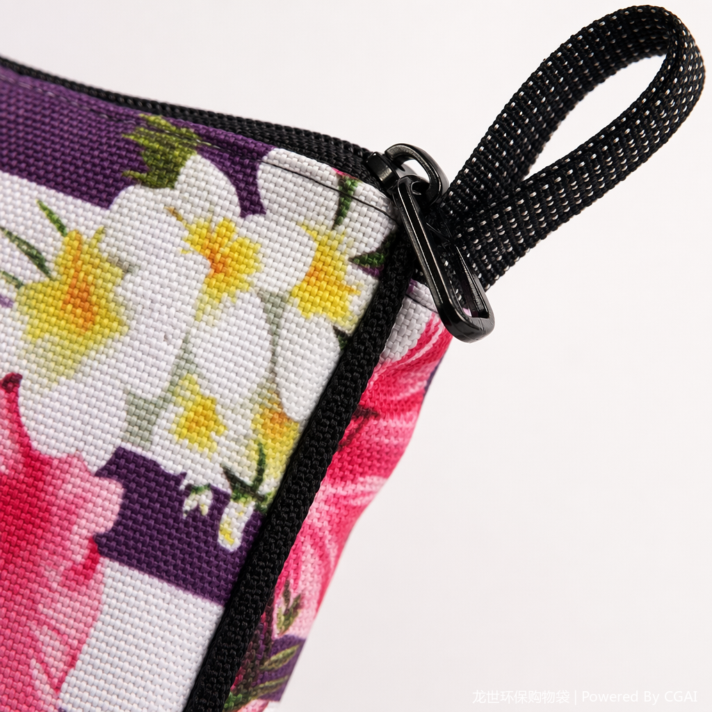 Thickened transparent plastic underwear packaging bag, hand-held folding clothing shopping bag for portable storage Application Scenario