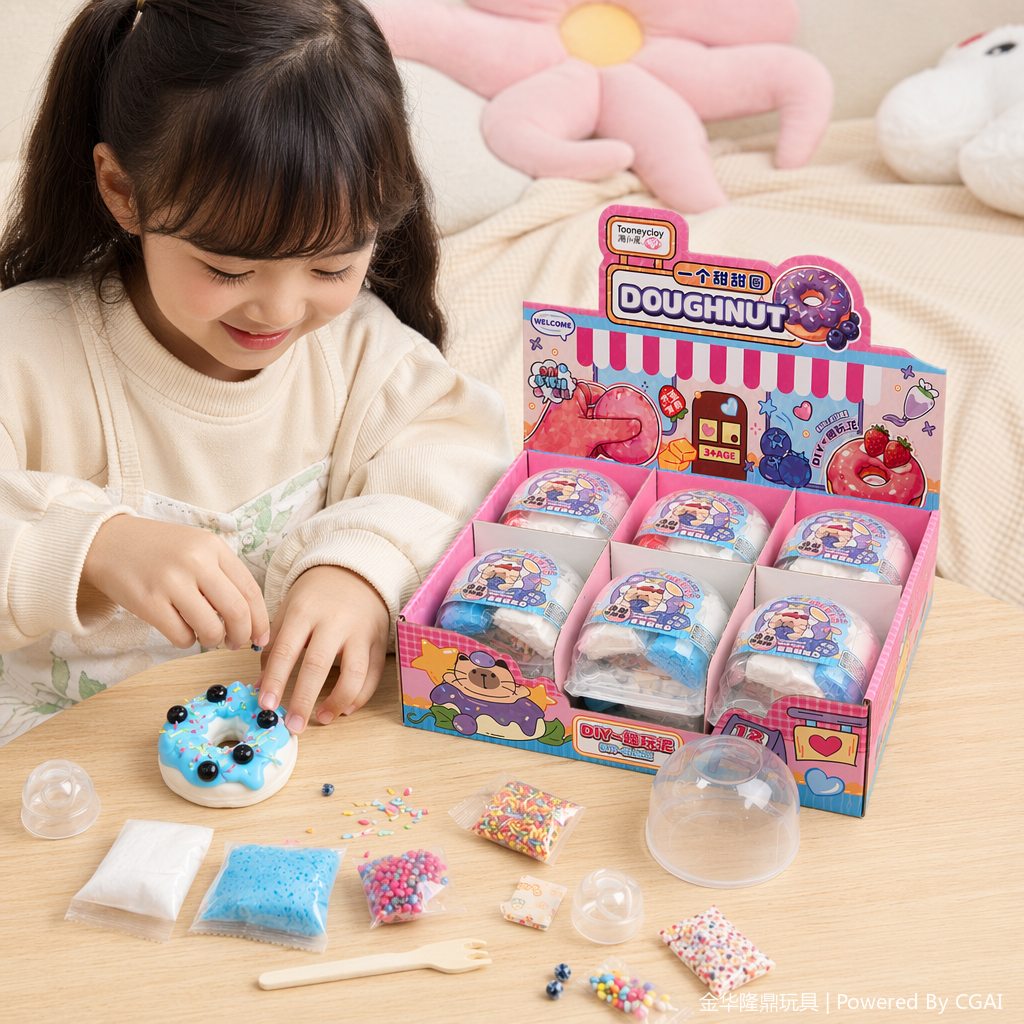 DY Fun Play Mud - A doughnut details Picture