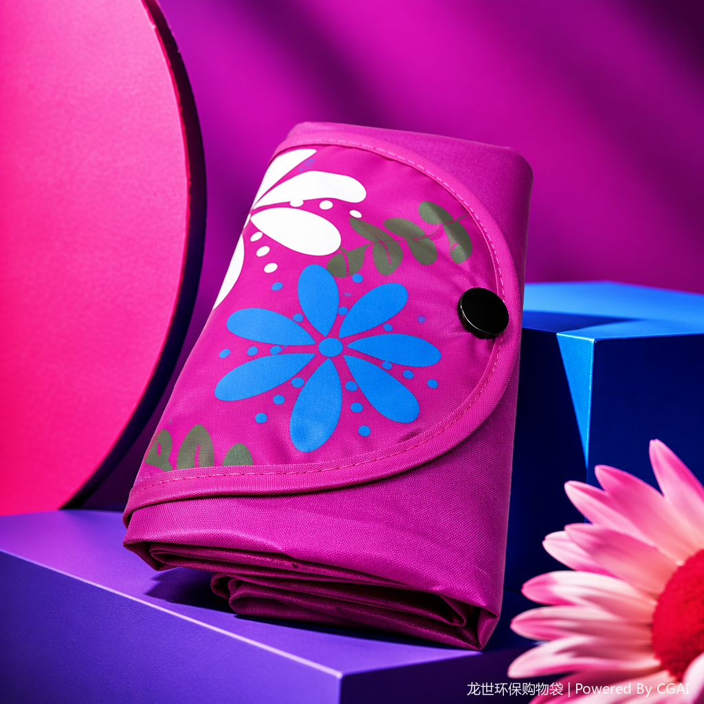 Pink velvet folding snap storage bag, accessory and privacy item packaging bag Specification image