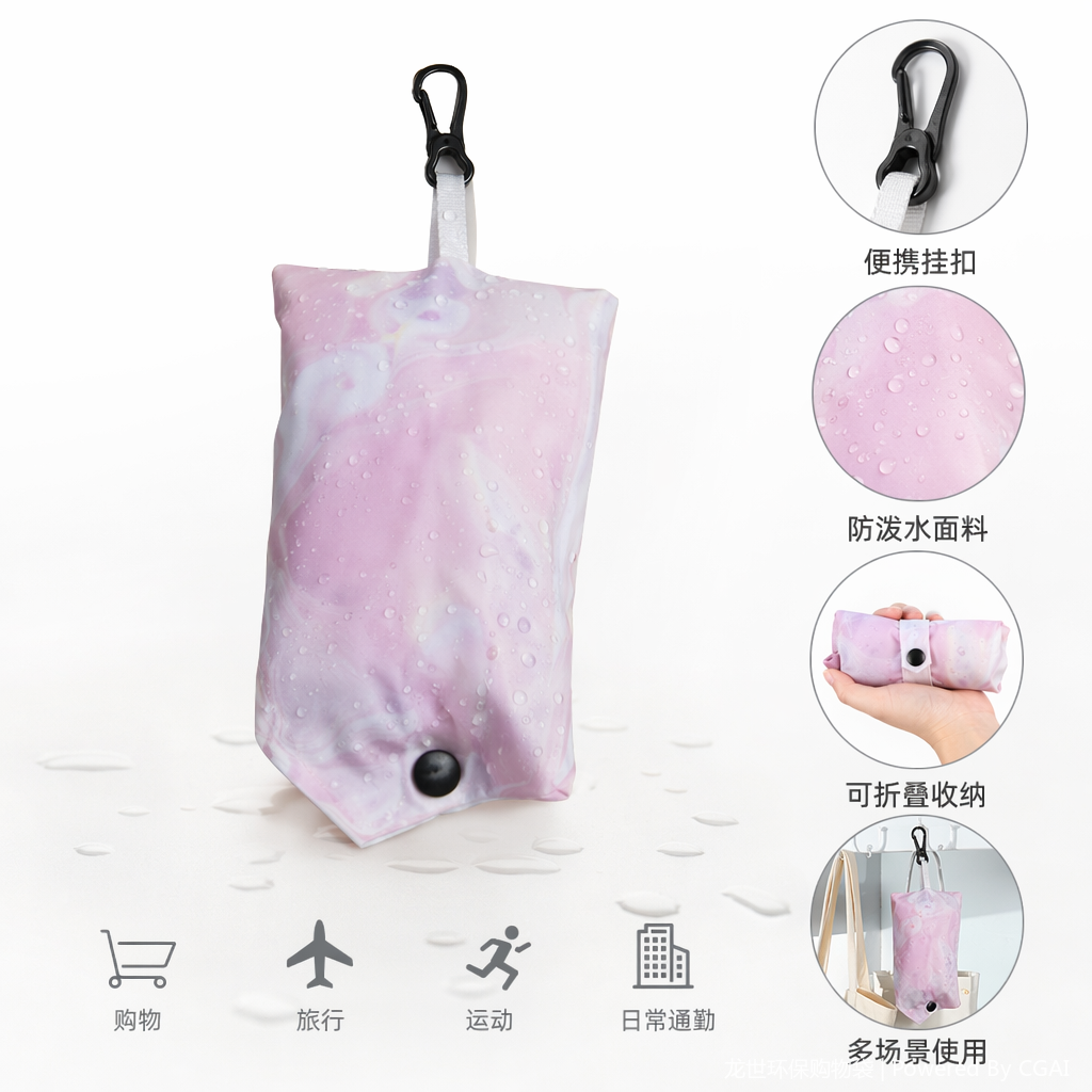 塑料内裤包装手提袋 折叠购物袋 服装专用环保包装袋