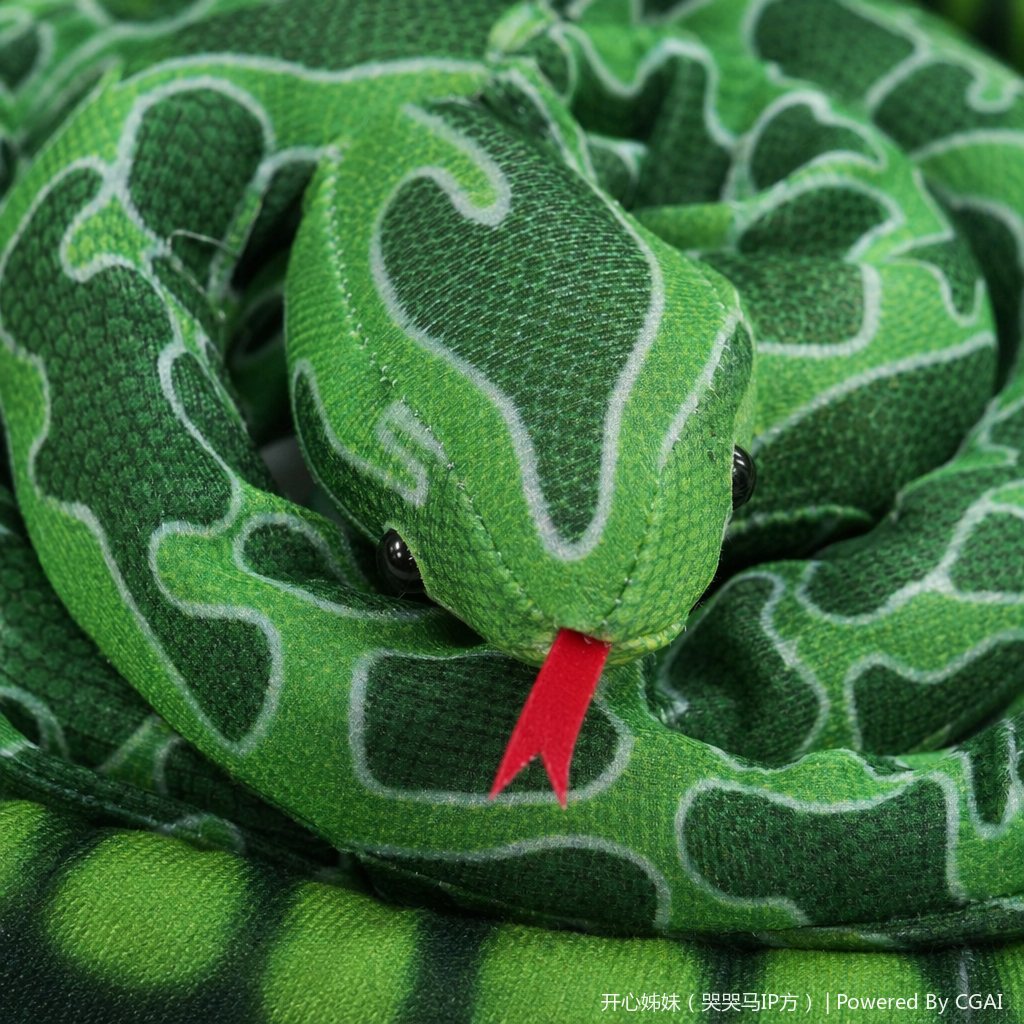 Colorful snake-shaped dolls, other plush toys, cute and soft plush toys Application Scenario