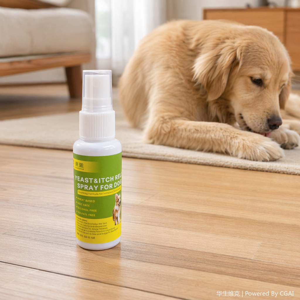 Dog external skin care spray for relieving itching, soothing, gentle and non-irritating details Picture