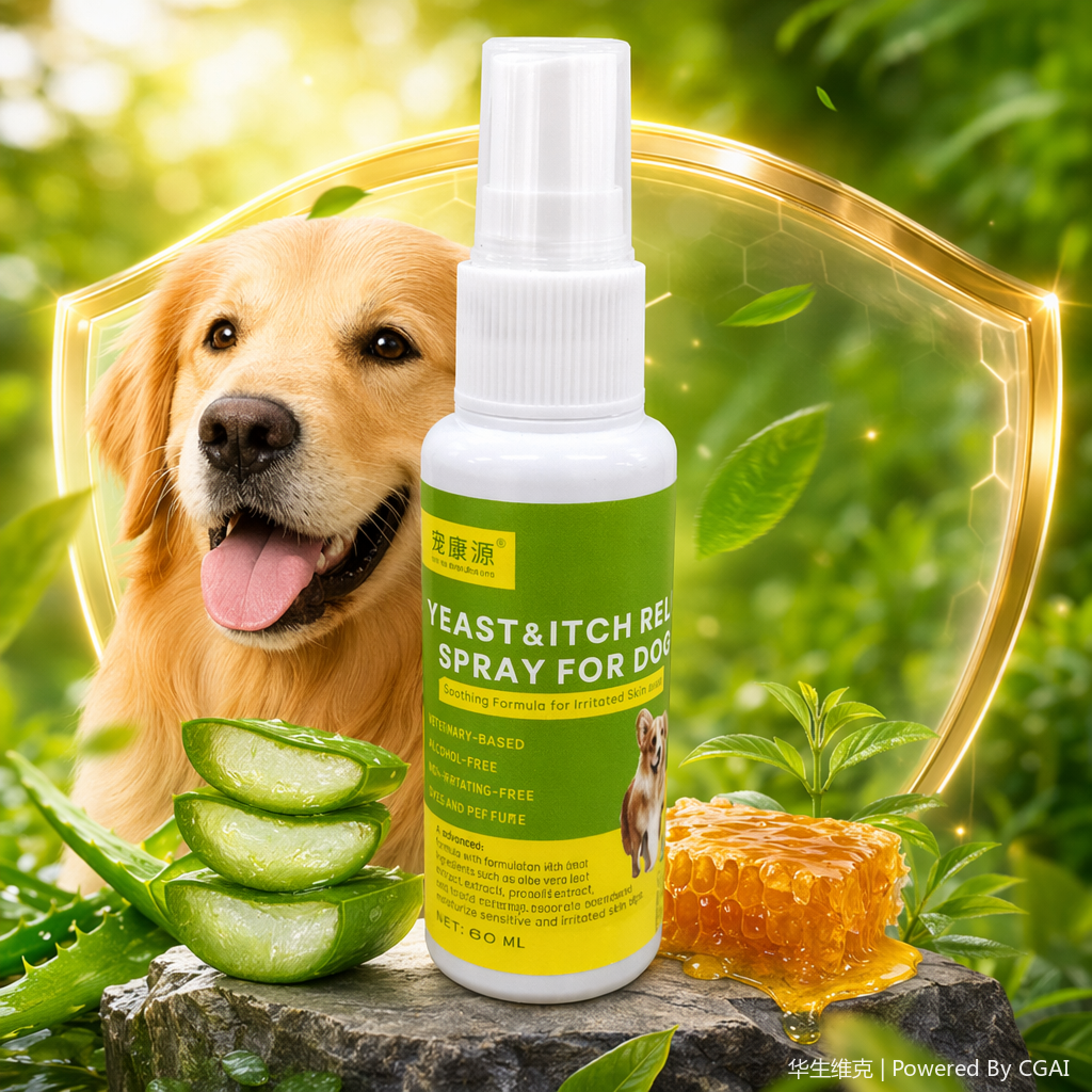 Dog external skin care spray for relieving itching, soothing, gentle and non-irritating Specification image