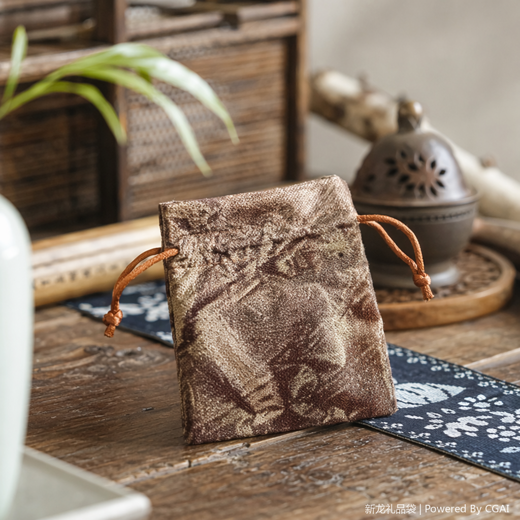 Thickened, wear-resistant and large-capacity shopping bags made of satin fabric, daily storage handbags details Picture