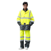 Two-piece raincoats for men and women, long outdoor electric bike raincoats, PU PVC rain covers, daily necessities Item Picture
