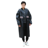 معاطف للمطر من البلاستيك لمركبة كهربائية تستخدم لمرة واحدة، واقية من الماء والرياح Item Picture