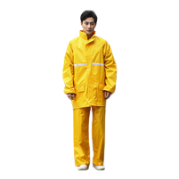 Split PU raincoat, unisex, extended design, specially designed for electric bikes, outdoor rainproof daily necessities Item Picture