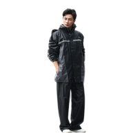 Two-piece raincoats for men and women, long PU thickened rainproof covers for outdoor electric bikes, daily necessities Item Picture