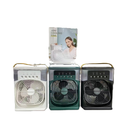 Simple three-color portable spray air conditioner fan Item Picture