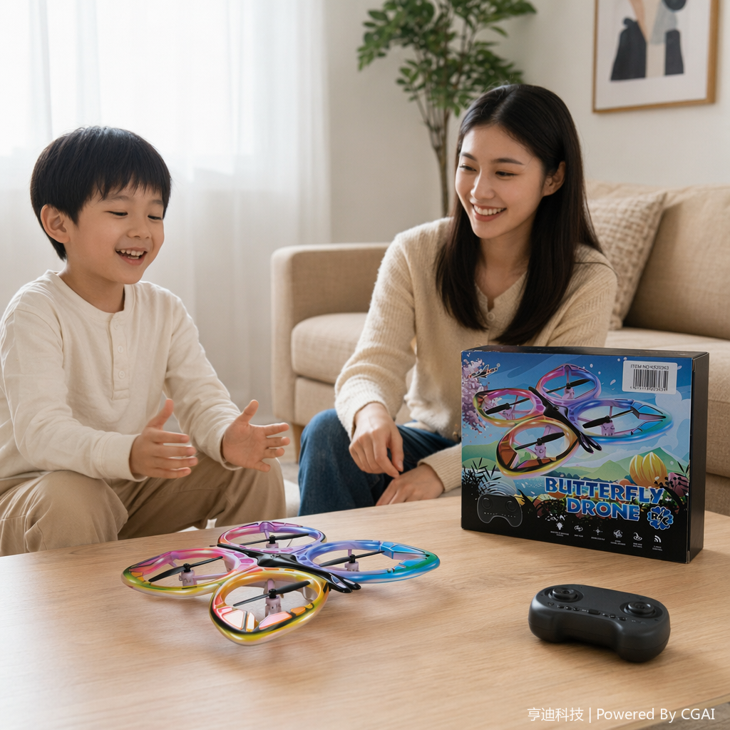 Retail and wholesale of digital 3C color butterfly drones details Picture