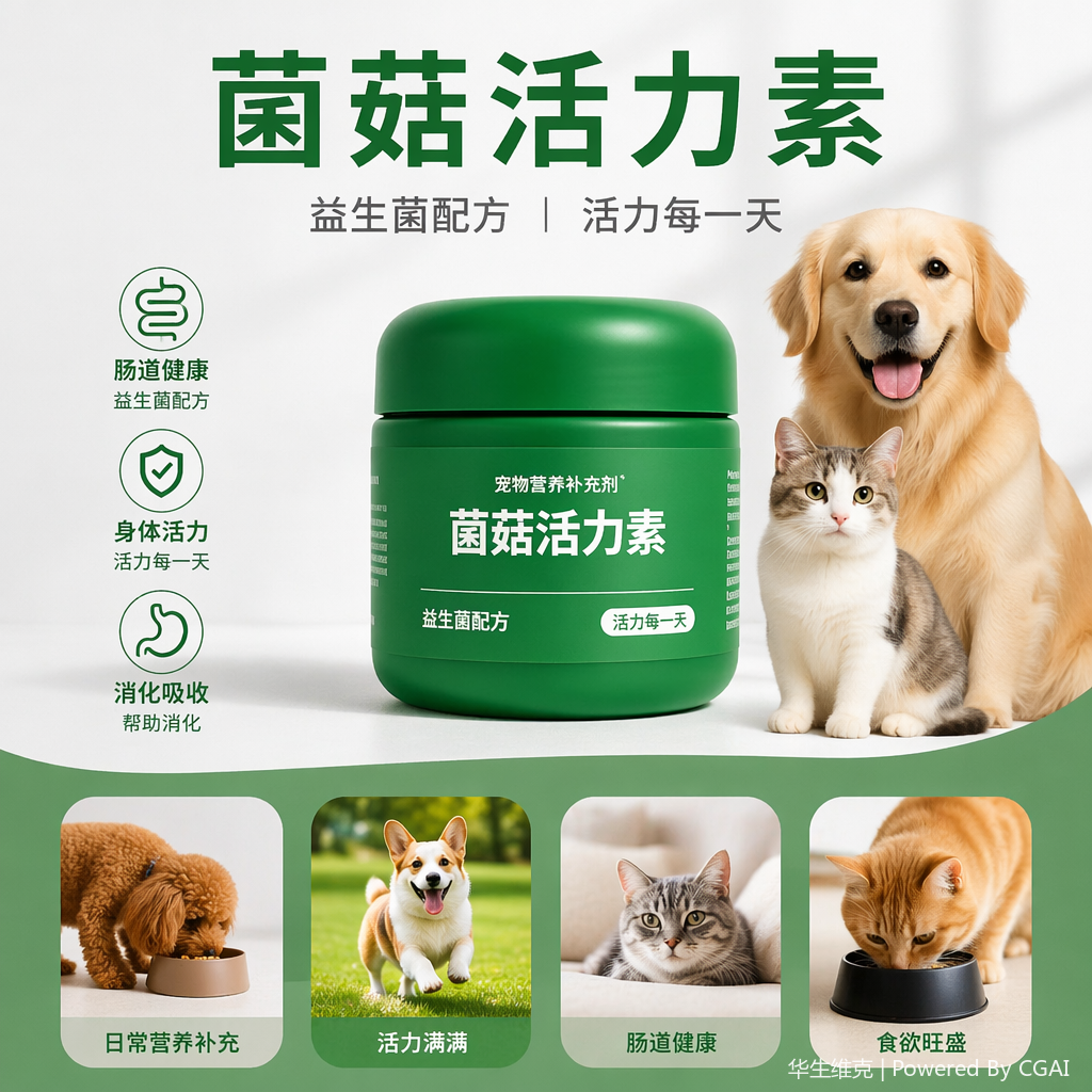 Mushroom Vitality Supplement for pets
