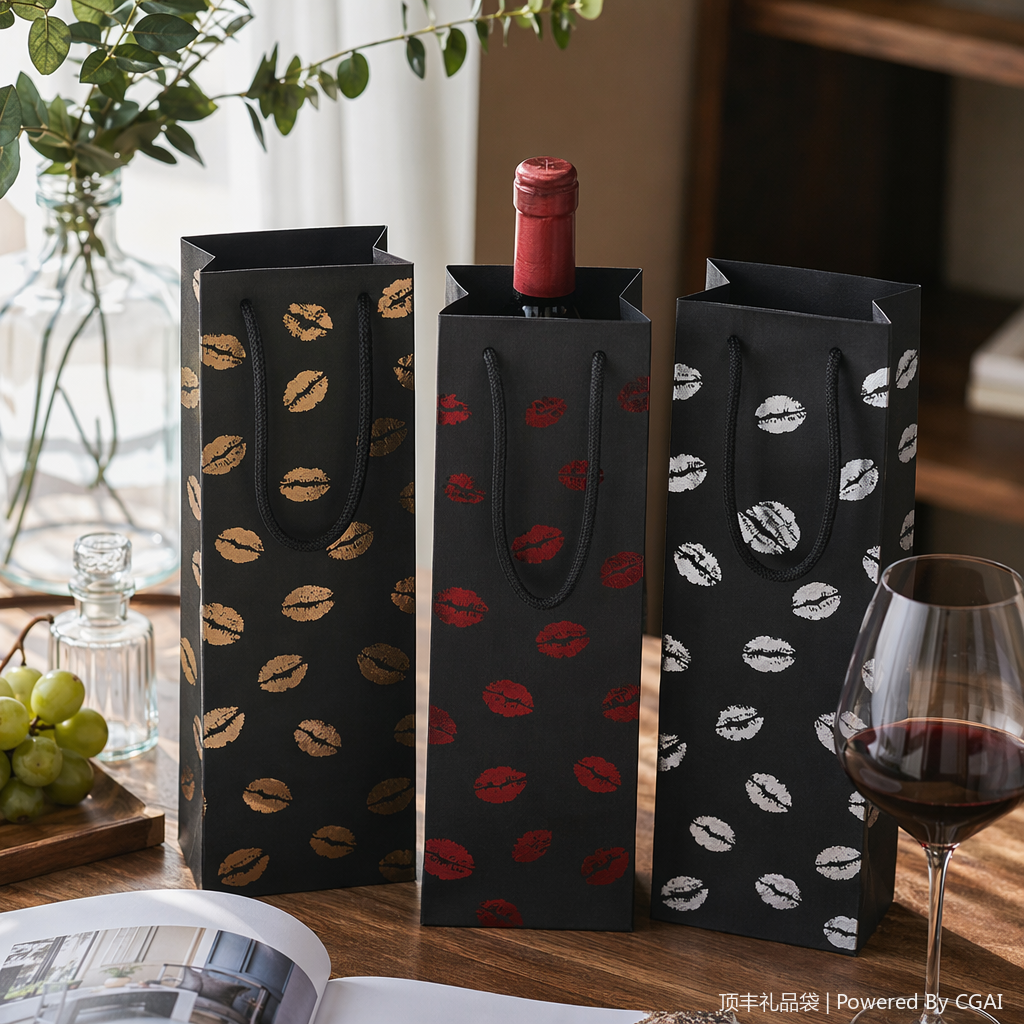 Running light souvenir, eco-friendly handbag, festival gift packaging box, thickened tear-resistant packaging paper details Picture