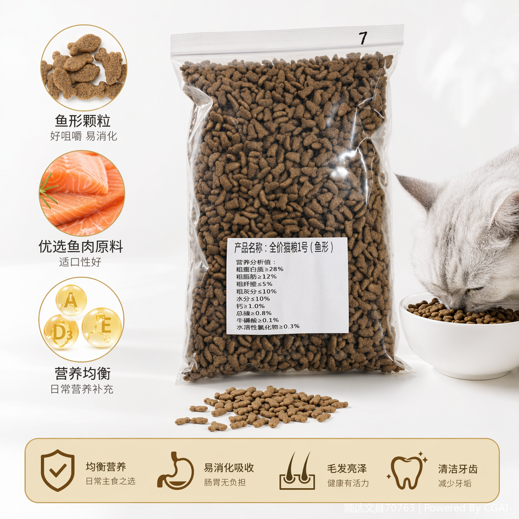 猫粮批发全价鲜肉猫粮大袋50斤试吃装成猫幼猫猫舍专用猫粮1kg