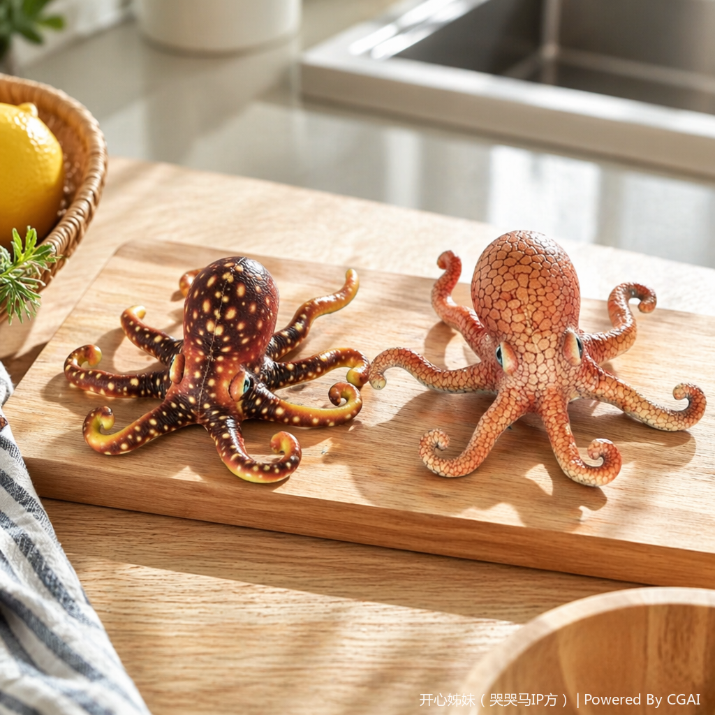 Colorful octopus dolls, other figurines, soft and cute plush toys, 30cm / 50cm details Picture