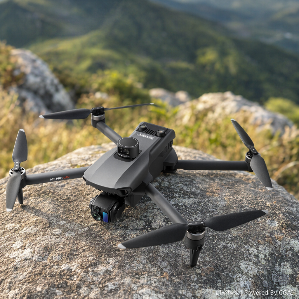 FOOZAC three-axis mechanical anti-shake gimbal GBS positioning LiDAR obstacle avoidance airdrop aerial photography drone Stable high-definition image transmission remote control aerial photography drone details Picture