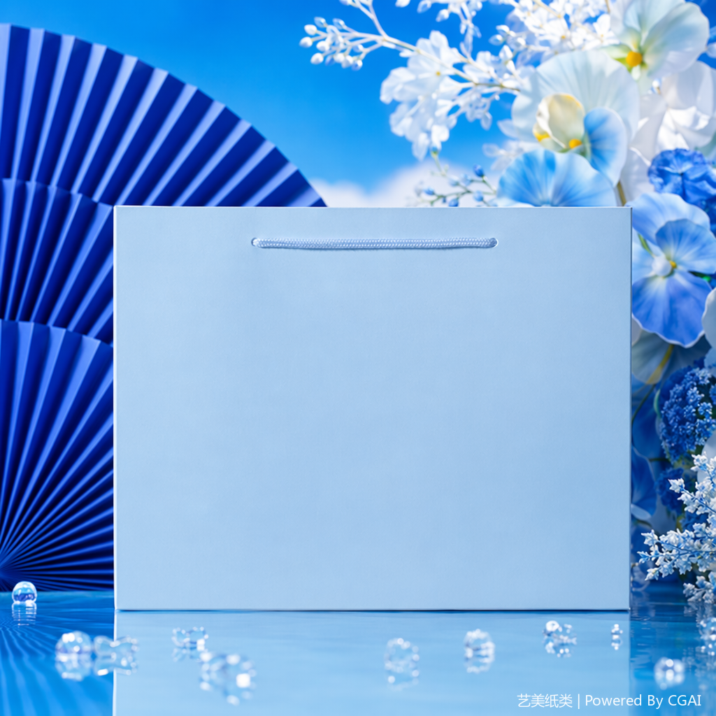 Running light souvenir packaging box, festival gift wrapping paper, hand-held takeout bag Specification image