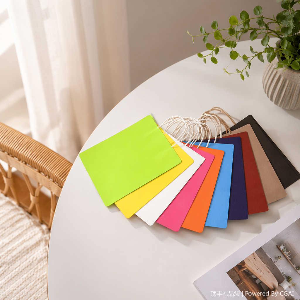 Special thickened gift packaging box for running light souvenirs, festival hand-held takeout bag details Picture