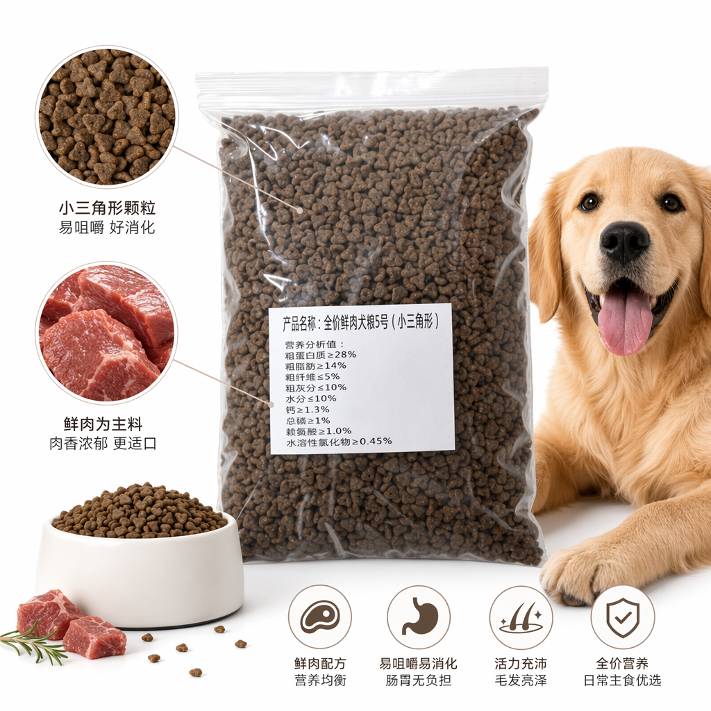 狗粮成犬粮厂家批发幼犬专用粮泰迪金毛大型犬小型犬工厂代发猫粮狗粮
