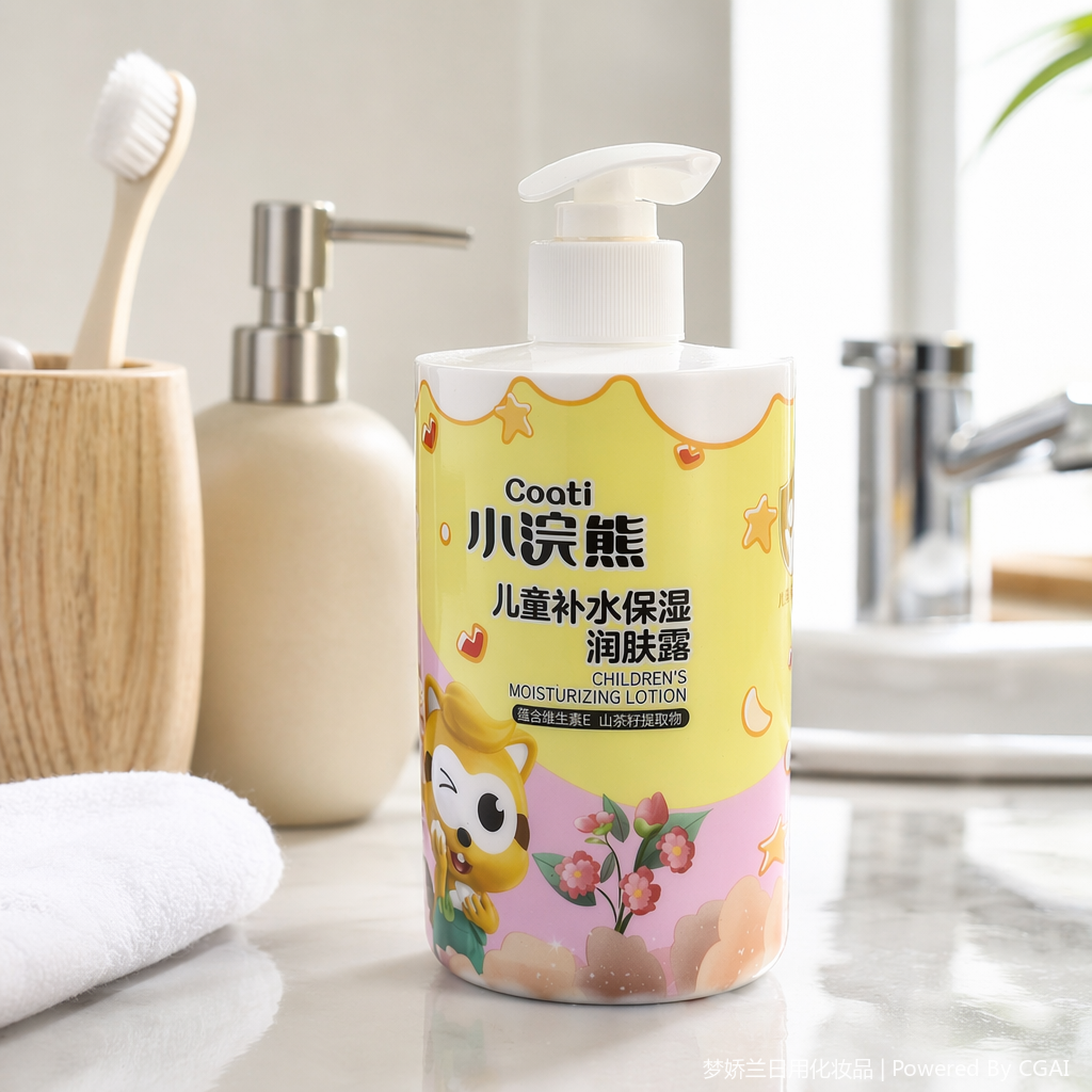 Little Raccoon Whey Protein Children's Hydrating and Moisturizing Vitamin E Body Lotion details Picture