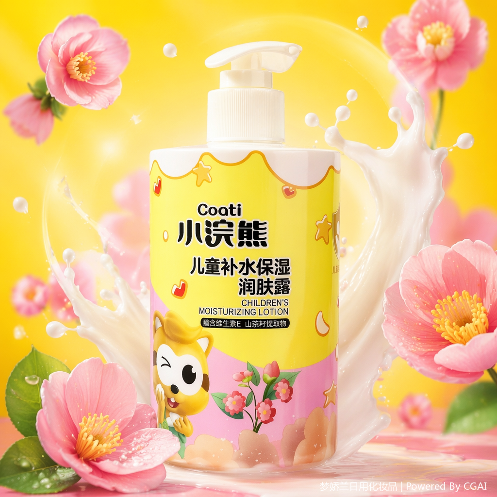 Little Raccoon Whey Protein Children's Hydrating and Moisturizing Vitamin E Body Lotion Specification image