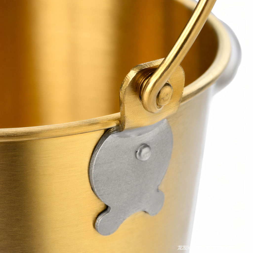 Stainless steel 304 food-grade natural color metal wooden bucket combination popcorn bucket, beverage cup, small bucket, ice bucket 0.7L Application Scenario