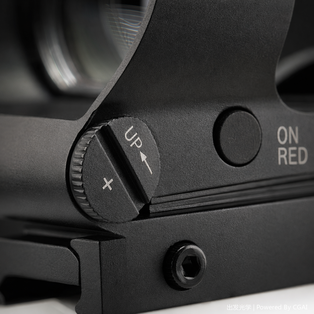 Black red dot sight, high-definition aiming accessory, outdoor telescope Application Scenario