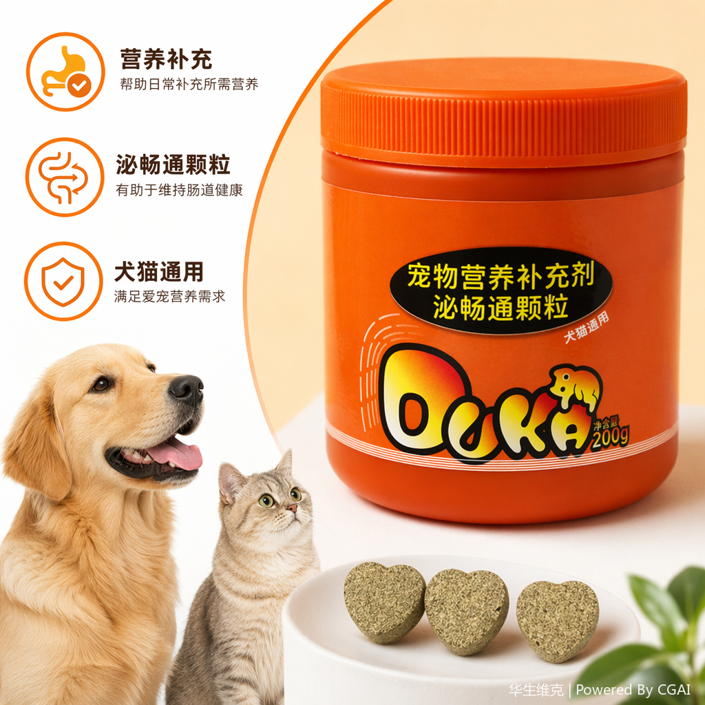 Pet Bi Chang Tong Granules prevent urinary retention in cats and dogs