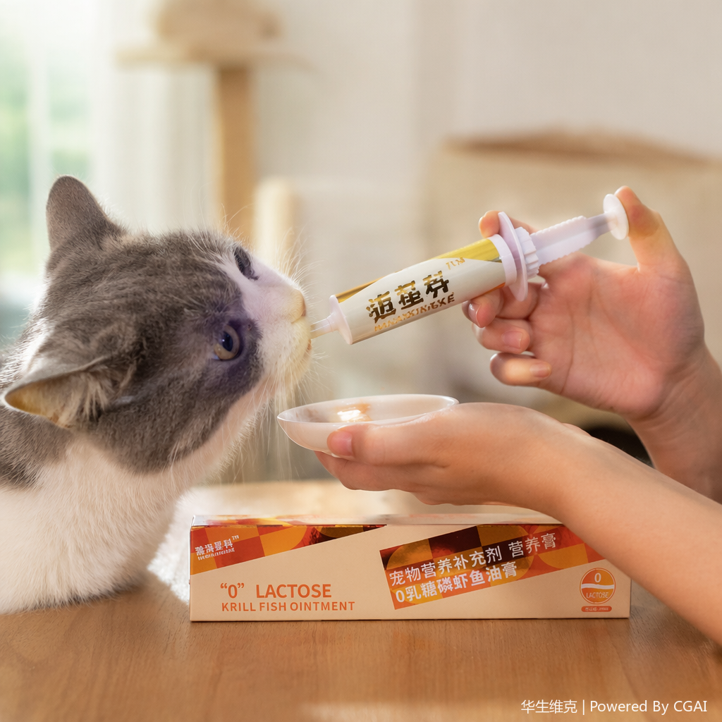 Pet nutritional supplement krill fish oil paste details Picture