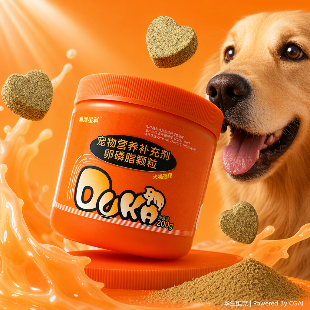 Pet lecithin granules can beautify and brighten hair Specification image