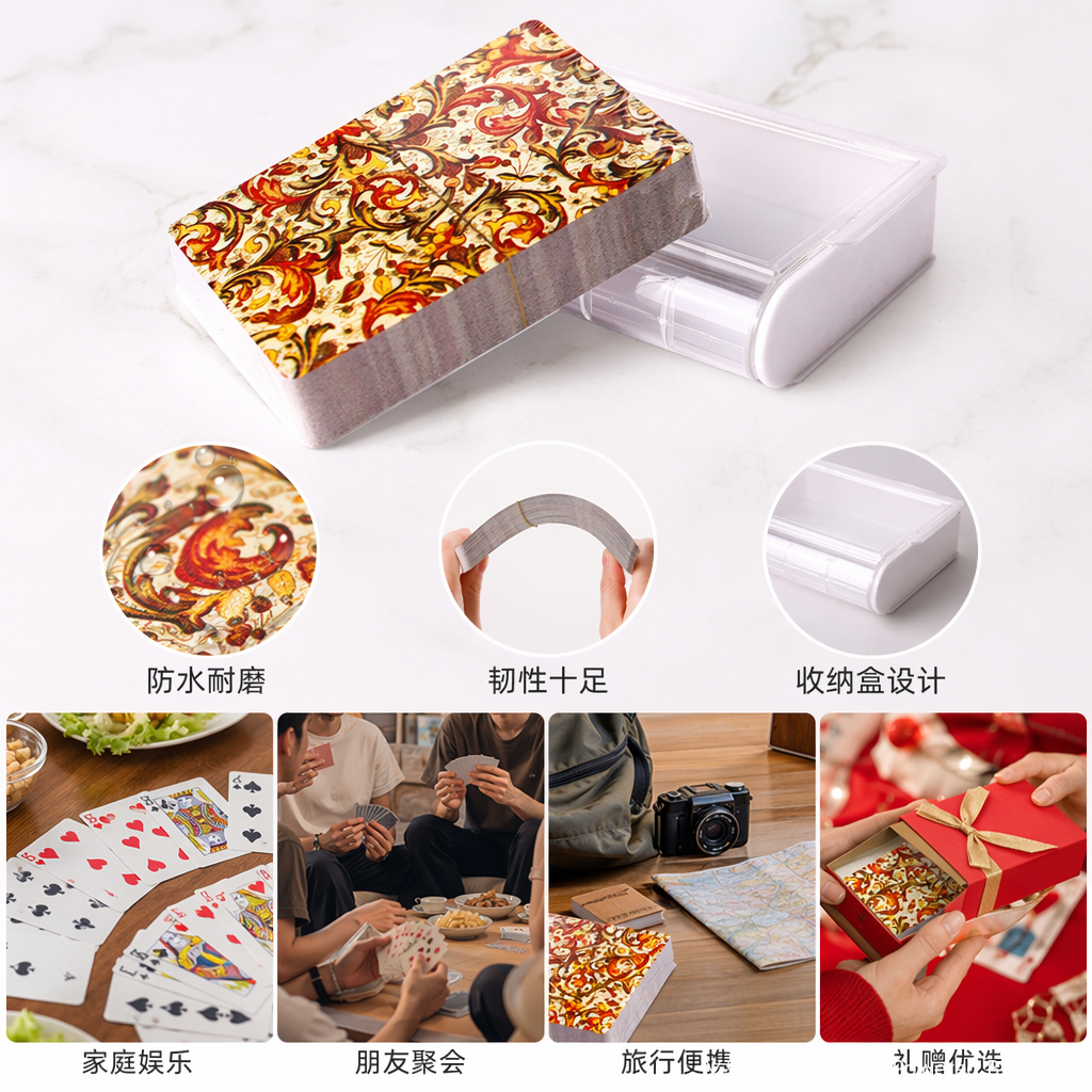 卡游世界杯诗词扑克桌游牌跨境俄罗斯派卡牌