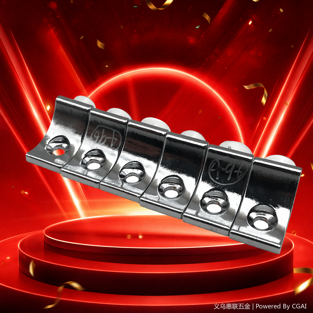 A silver metal bridge with six holes, smooth and reflective, a copper treasure basin from the Wenchang Pagoda, a mountain ghost spending money ornament Specification image