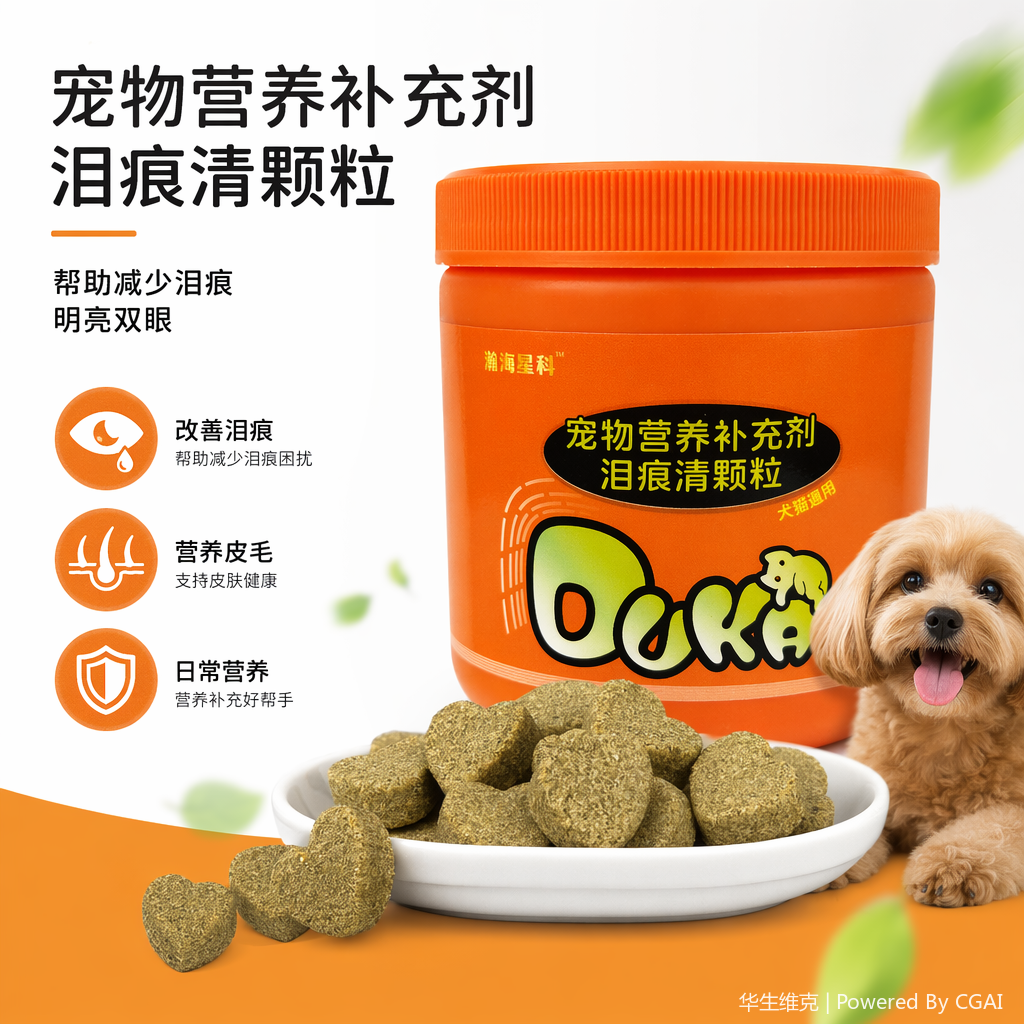 Tear Stain Clear Granules pet nutrition Supplement for both domestic and foreign trade sales