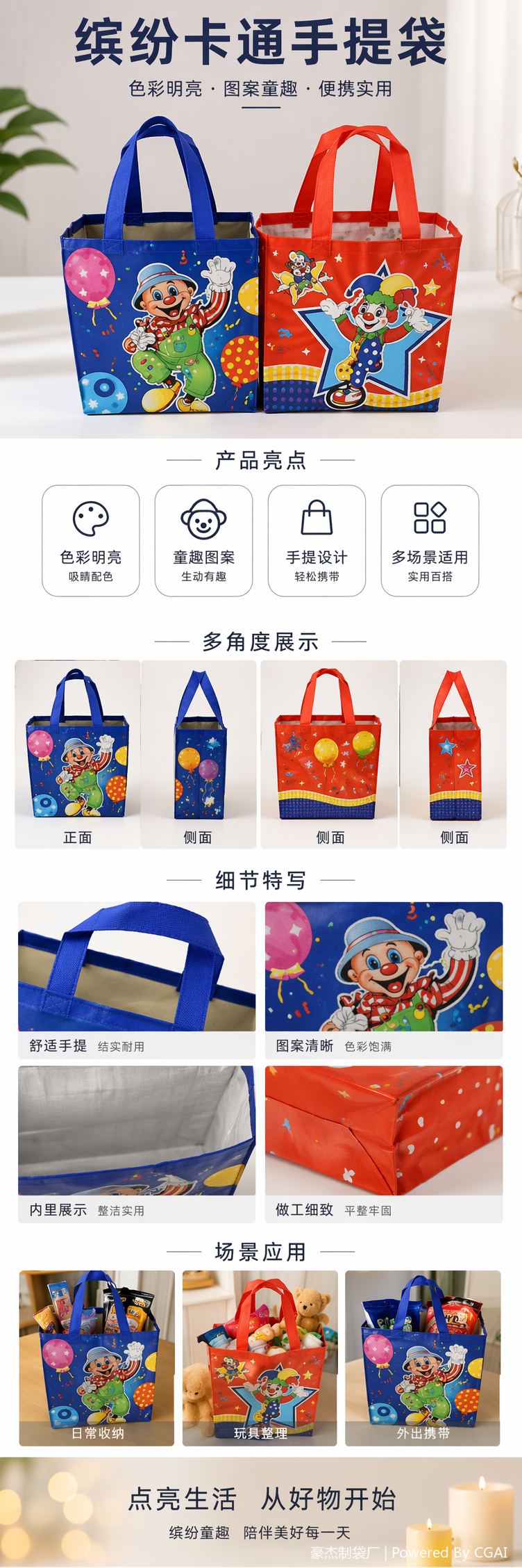 跑步灯伴手礼礼盒装节日包装纸扭扭棒DIY手工礼品套组详情5