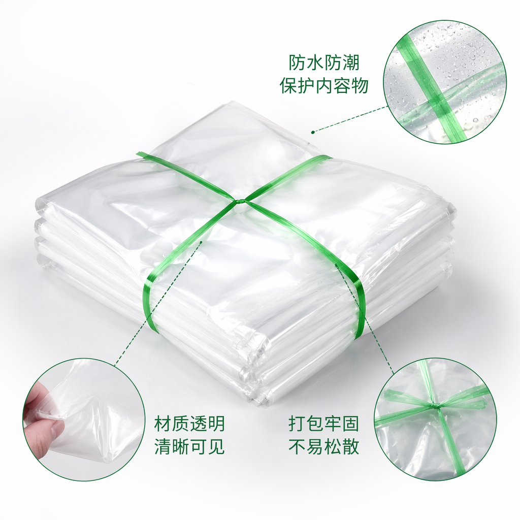 Other plastic film bags, food-grade thickened sealed preservation bags, household storage and organization bags