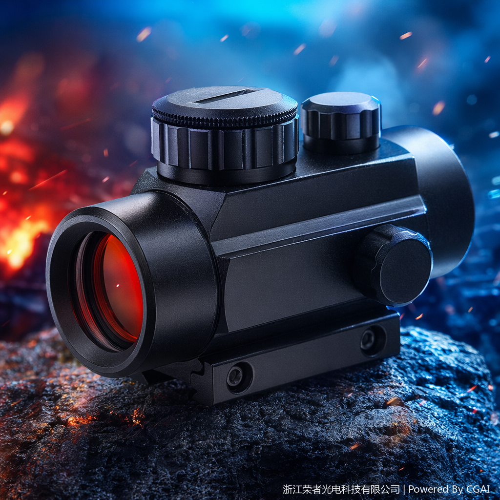 Free Tiger Black Red Dot Sight, waterproof and anti-fog, compatible tactical rail, all-metal material, holographic red dot outdoor shooting accessory 1X40 RDYG Specification image
