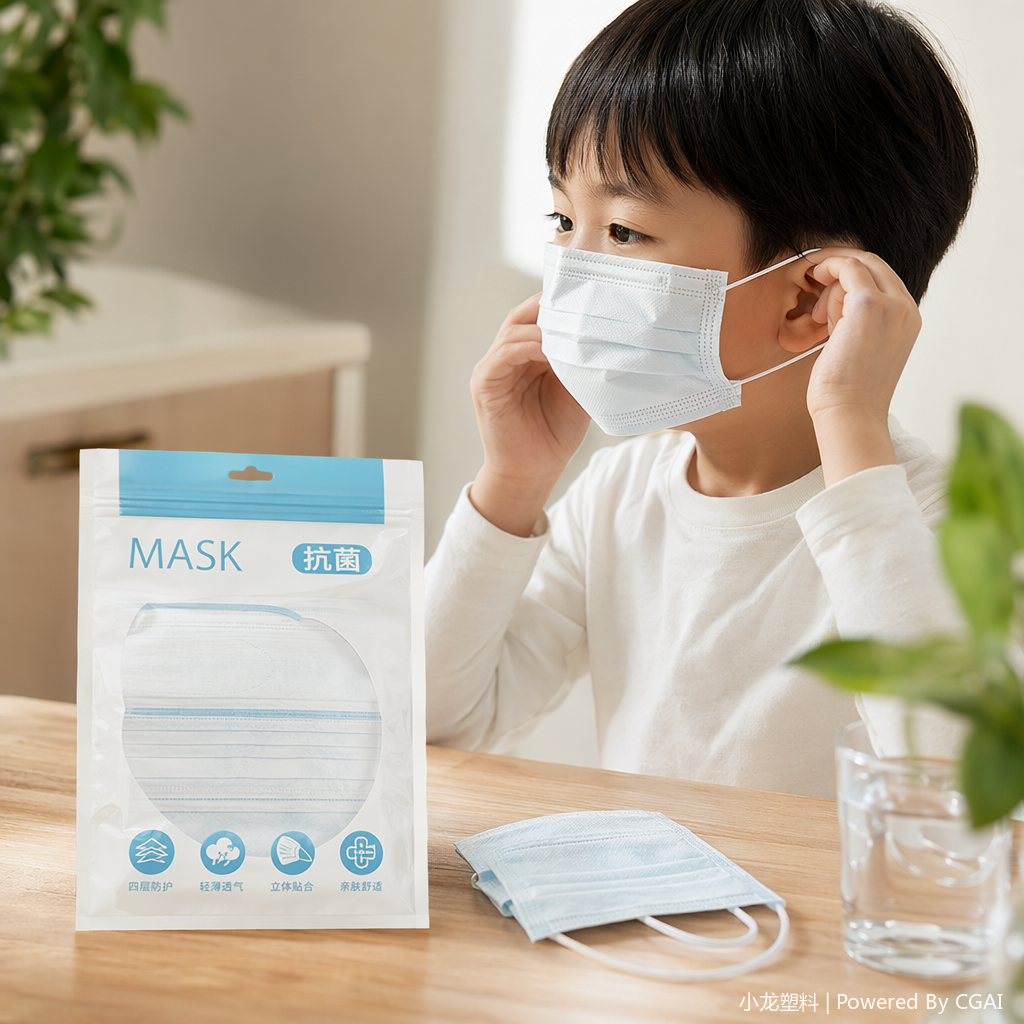 PE, PVC and OPP three-in-one food-grade self-sealing bag, moisture-proof and sealed in multiple sizes details Picture