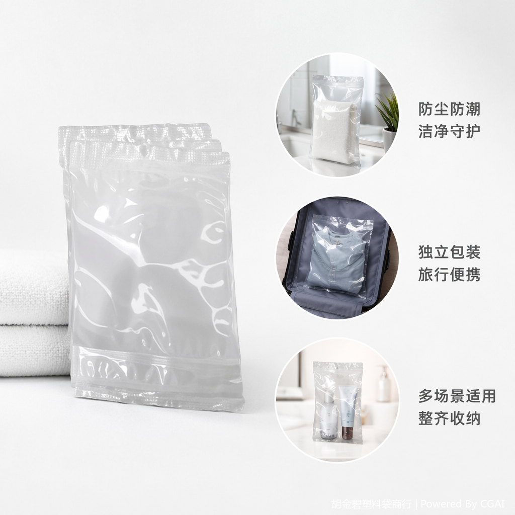 PVC塑料自封袋 PE OPP通用密封袋 透明防潮保鲜袋