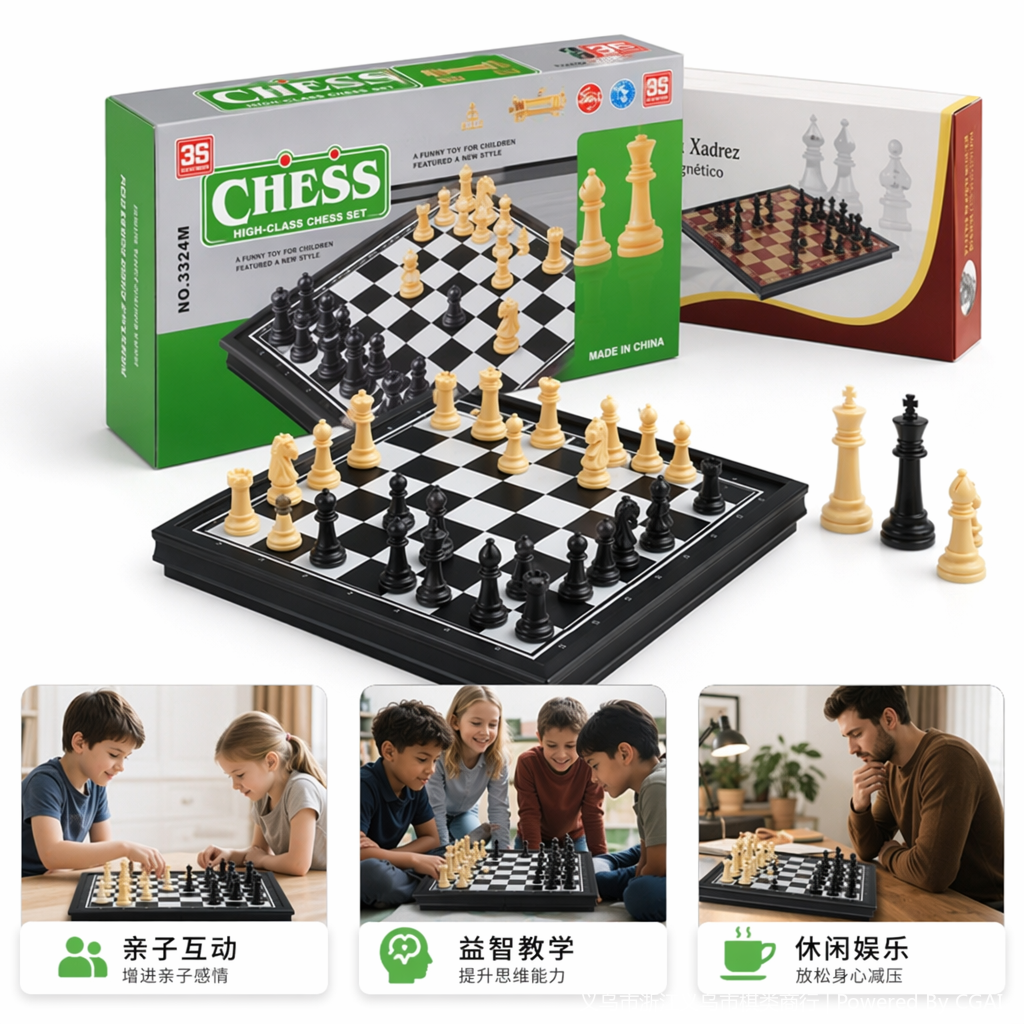 多功能棋牌桌游玩具套装含UNO卡牌塔罗牌国际象棋