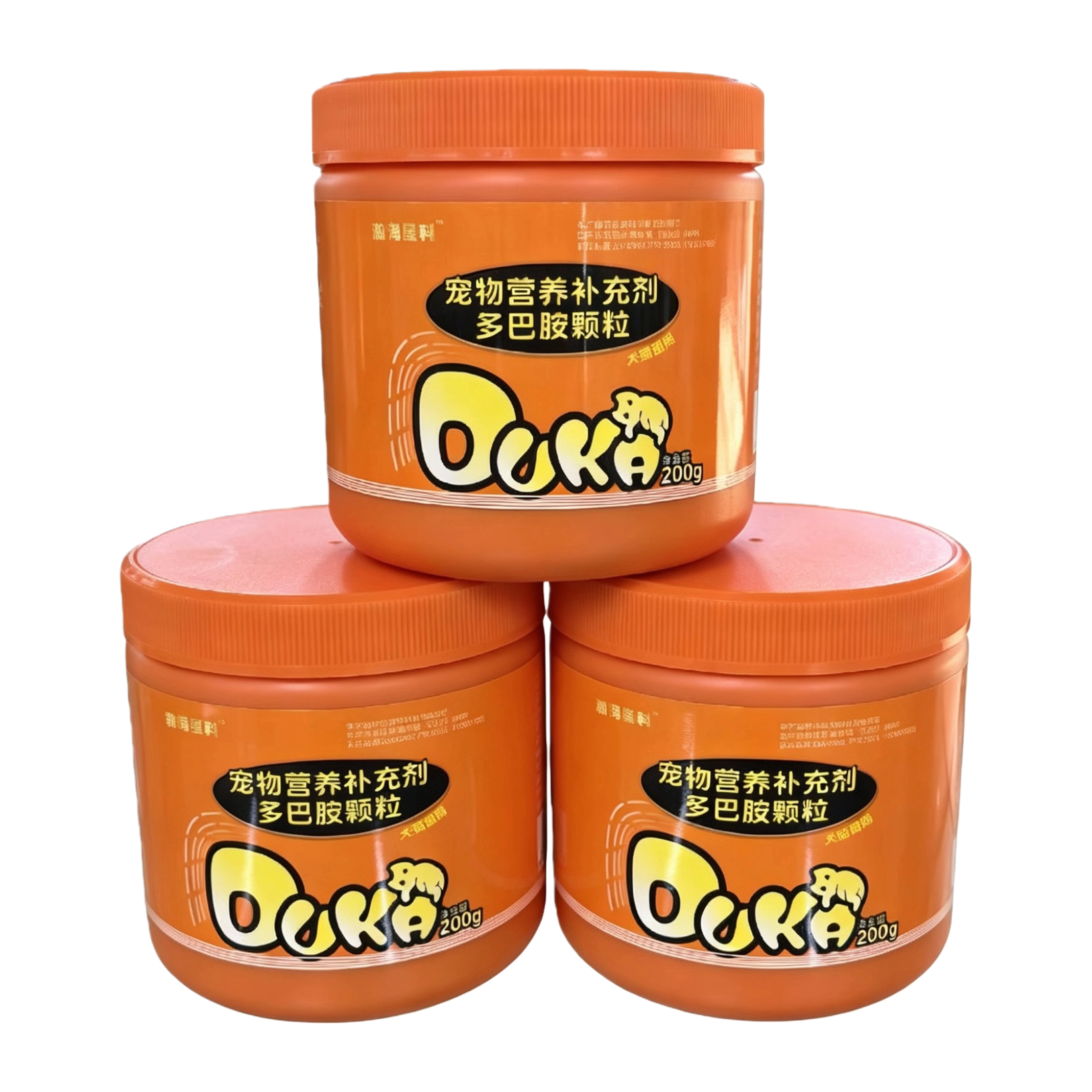 Orange canned pet nutritional supplement, dopamine granules, pet health products, pet health products, probiotics Item Picture